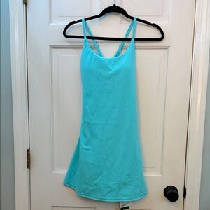 Baroque Blue  Softlyzero™ Plush Backless Active Dress-Easy Peezy Edition